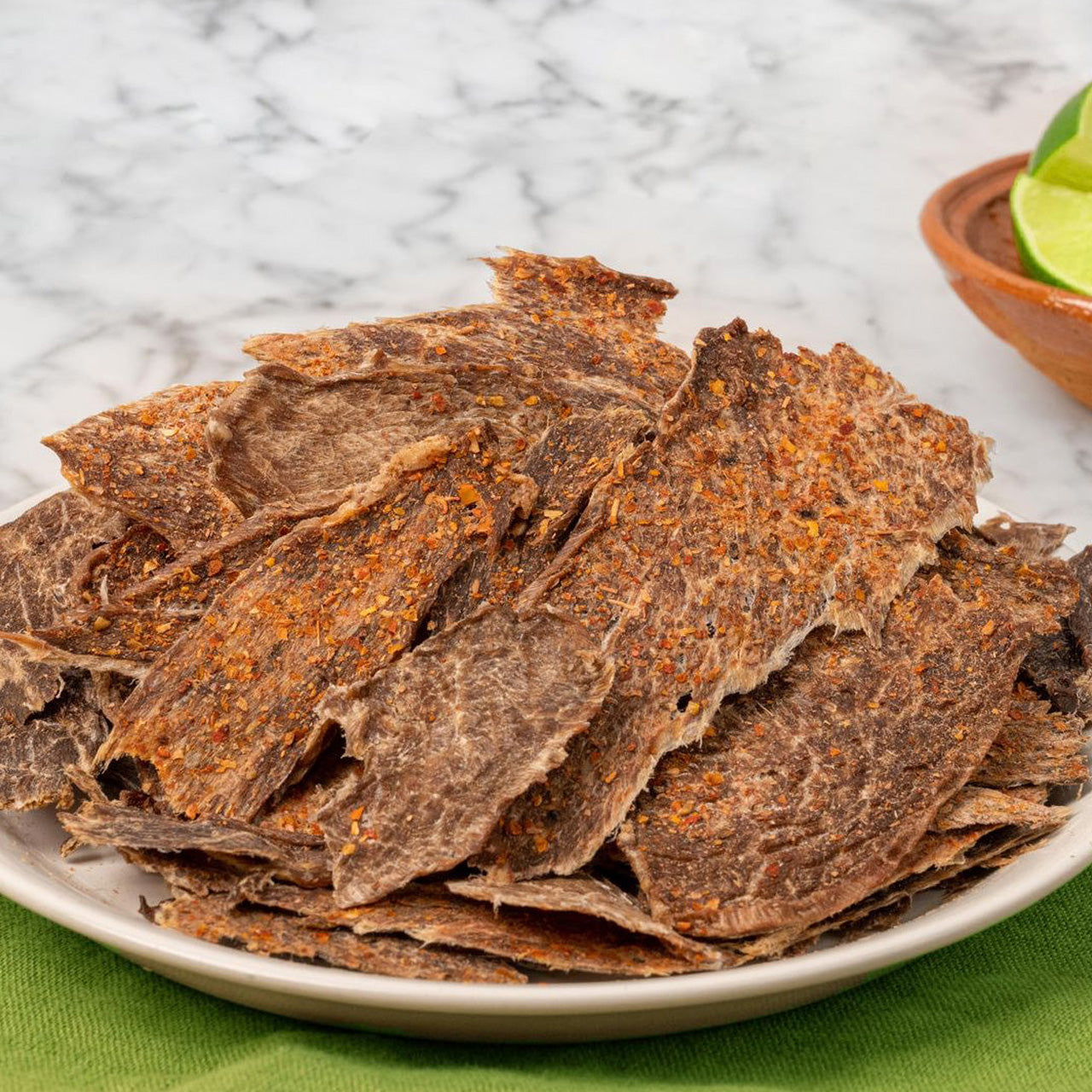 100% All Beef Jerky with Organic Sonoran Chiltepin (1 Kilo. approx. 35 oz)